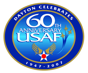 Herb Gillen Air Shows - Example Logo - USAF 60th Anniversary
