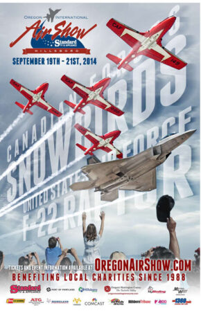 Herb Gillen Air Shows - Example Poster - Oregon International Air Show