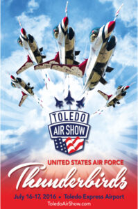 Herb Gillen Air Shows - Example Poster - Toledo Air Show
