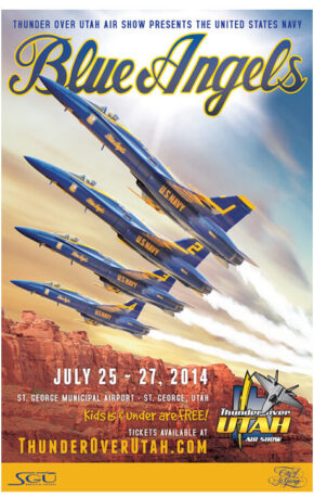 Herb Gillen Air Shows - Example Poster - Thunder Over MIchigan