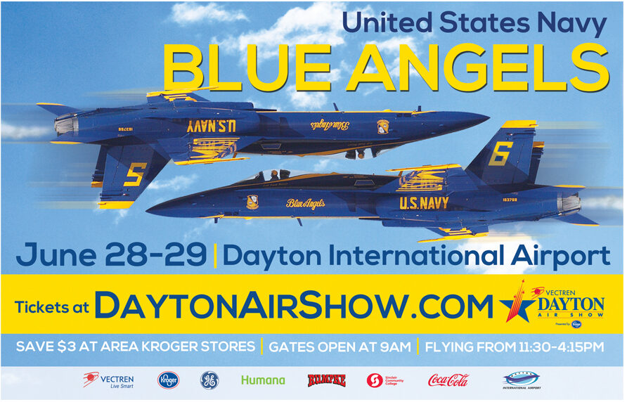Herb Gillen Air Shows - Example Print Ad - Dayton Air Show