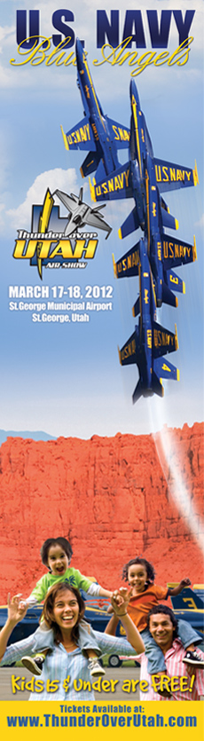 Herb Gillen Air Shows - Example Print Ad - Thunder Over Utah Air Show
